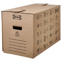 DUNDERGUBBE Moving box - brown 64x34x40 cm/80 l