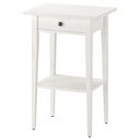 HEMNES Nightstand - white stain 18 1/8x13 3/4 "