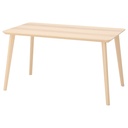 LISABO Table - ash veneer 55 1/8x30 3/4 "