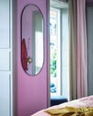 LINDBYN Mirror - black 60x120 cm