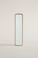 [67672379] ROUNDED FRAME FOOT MIRROR 160 X 40 CM