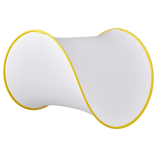 GREJSIMOJS Pendant lamp shade - white/yellow 45 cm