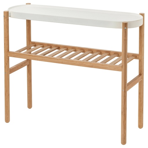 SATSUMAS Plant stand - bamboo/white 70 cm